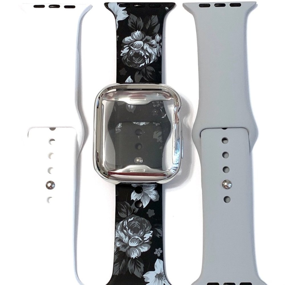 44mm 42mm 40mm 38mm Apple Watch band flower case